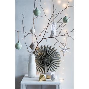 Cotton-maché hangende ornamenten